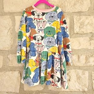 Mini Boden Colorful Kids Animal Print Dress